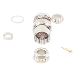 Conector BNC Macho / Rosca / RG-59/U / 75 Ohm / Níquel-Oro-Teflón / 14.8 x 24 mm