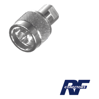 Adaptador en Línea / FME Macho a N Macho / Cuerpo Bronce Niquelado / Contacto Oro / Aislante Teflón
