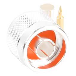 Conector RF N Macho / Anillo Plegable / 50 Ω / 0-11 GHz / Para Cable RG-58/U