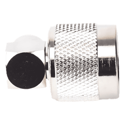 Conector Coaxial N Macho / Ángulo Recto / Anillo Plegable / Cables RG-58/U, RG-142/U, LP-195 / Níquel / Oro / Teflón