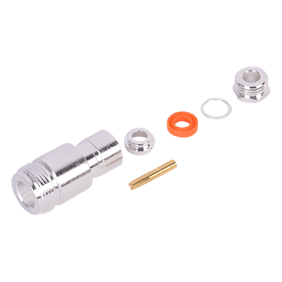 Conector N Hembra de Rosca para cables RG-58/U, RG-142/U.