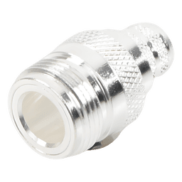 Conector Coaxial N Hembra / Anillo Plegable / 50 Ohmios / Cables LMR-400, RG8/U / Contacto Oro 24k / Aislamiento Teflón