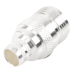 Conector Coaxial N Hembra / Anillo Plegable / 50 Ohmios / Cables LMR-400, RG8/U / Contacto Oro 24k / Aislamiento Teflón