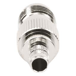 Conector TNC Hembra de Anillo Plegable para Cables RG-8/X, LMR-240, Grupo X, Níquel/ Oro/ Delrin.