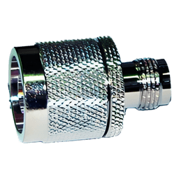 Adaptador en Línea de Conector TNC Hembra a N Macho, Níquel/ Oro/ Teflón.