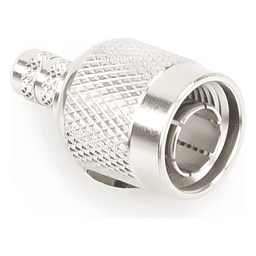 Conector TNC Macho de Anillo Plegable para Cable RG-59/U, Grupo D, Níquel/ Gold/ Delrin.â€‹