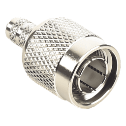 Conector TNC Macho, de Anillo Plegable para Cable RG-11/U, Níquel/ Oro/ Teflón.