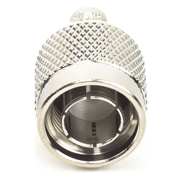 Conector TNC Macho, de Anillo Plegable para Cable RG-11/U, Níquel/ Oro/ Teflón.