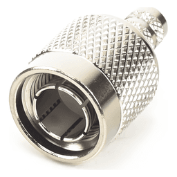 Conector TNC Macho, de Anillo Plegable para Cable RG-11/U, Níquel/ Oro/ Teflón.