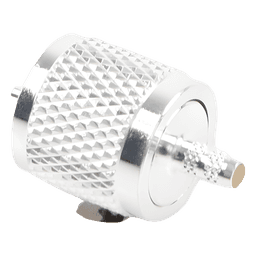 Conector UHF Macho (PL-259) de anillo plegable para cables RG-58/U, RG-142/U.