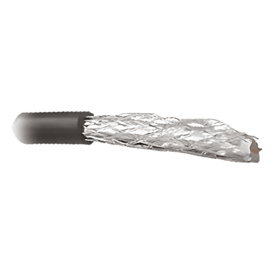 Cable Coaxial / 75 Ohm / Blindaje Cinta Poliéster Aluminizado + 40% Malla Aluminio 95% / Aislamiento Polietileno Espumado / AWG 20 Cobre Sólido / 6.1 mm Ø