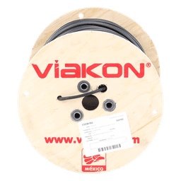 Cable Coaxial CCTV / 305 m (1000 ft) / Cobre Sólido / Blindaje 80% / Retardante a la Llama y UV / Intemperie