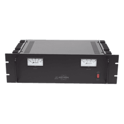 Fuente de poder  13.8Vcc, 35A, lineal regulada con circuito cargador de baterías, para instalación en rack