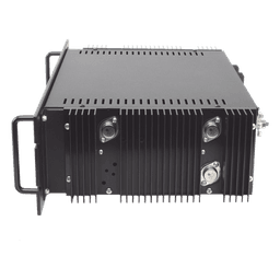 Fuente de poder  13.8Vcc, 35A, lineal regulada con circuito cargador de baterías, para instalación en rack