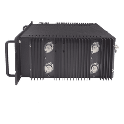 Fuente de poder 13.8Vcc, 50A, lineal regulada con circuito cargador de baterías, medidores, para instalación en rack