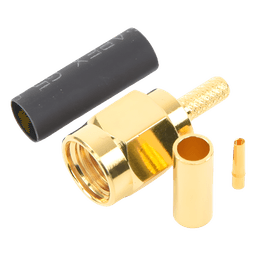 Conector SMA Macho Inverso de Anillo Plegable para Instalar en Cables RG-174/U y RG-316/U.