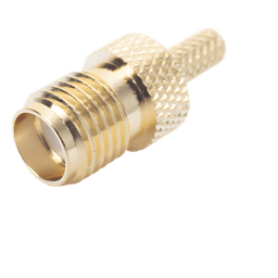 Conector SMA Hembra Inverso de anillo plegable para cable RG-174/U, BELDEN 8216.