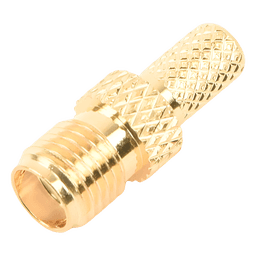 Conector Coaxial SMA / Hembra Inverso / Anillo Plegable / Cable RG-58/U / Recubrimiento Oro / Aislante Teflón