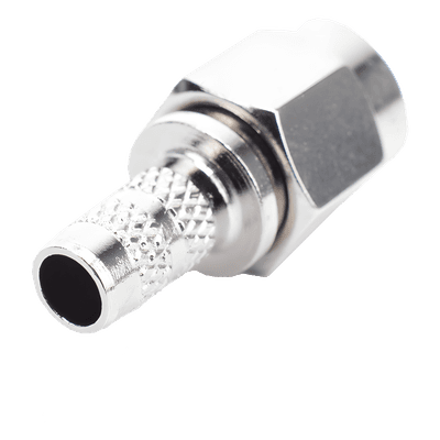 Conector SMA Macho de anillo plegable para Cable RG-142/U.
