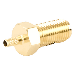 Conector SMA Hembra / Anillo Plegable / Cuerpo Bronce / Contacto Oro / Teflón / RG-174/U, Belden 8216