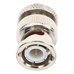 Adaptador en Línea de Conector SMA Hembra a BNC Macho, Níquel/ Oro/ Teflón.