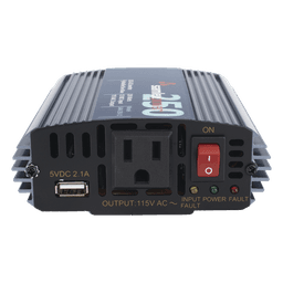 Inversor de Corriente (CD-CA) Potencia Nominal 250 W, Ent:12Vcc, Sal: 115Vca 60 Hz