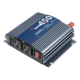 Inversor de Corriente Onda Modificada (CD-CA). Potencia Nominal 450 W, Ent:12Vcc, Sal: 115Vca 60 Hz.