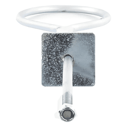 Ancla de Losa o Pared de 63-65 cm. de 13 cm diámetro de argolla. Galvanizado Electrolítico.