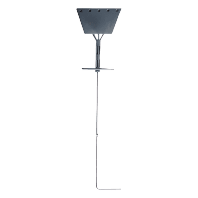Ancla tipo Paleta con Redondo 3/4", placa de 1/2", 195 cm de Largo, Galvanizado por Inmersión en Caliente.