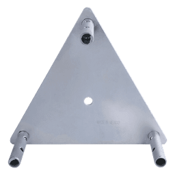 Base para torre sección STZ-30 galvanizada por electrolisis.