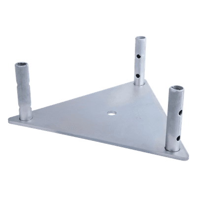 Base Triangular para Tramo STZ45G  Galvanizado por Inmersión en Caliente.