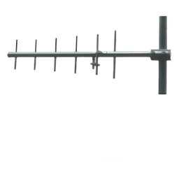 Antena Yagi Direccional / 6 Elementos / 450-470 MHz / 10 dB Ganancia / 300 W / 161 km/h Resistencia Viento