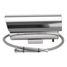 Gabinete Protector IP68 / Acero Inoxidable Dual / Operación hasta 80°C / Sistema de Enfriado por Aire / Vidrio Frontal 65 mm