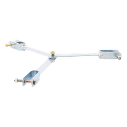 Brida para sujeción de retenida compatible con tramos STZ30, Galvanizado Electrolítico.