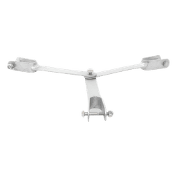 Brida para sujeción de retenida compatible con tramos STZ30G, Galvanizado por Inmersión en Caliente.