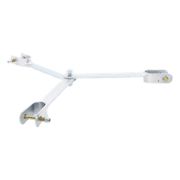 Brida para sujeción de retenida compatible con tramos STZ45, Galvanizado electrolítico.