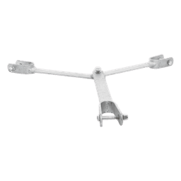 Brida para sujeción de retenida compatible con tramos STZ45G, Galvanizado por Inmersión en Caliente.