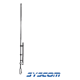 Antena Base VHF / Omnidireccional / 138-174 MHz / 2.5 dB / 150W / UHF Hembra / 145 km/h