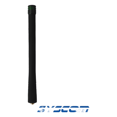 Antena VHF Helicoidal, 150-164 MHz. Versión Mejorada, conector SMA Hembra.