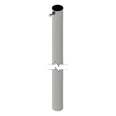 Mástil de 3 metros, 1-1/4" Diam. (Requiere accesorios de Instalación).