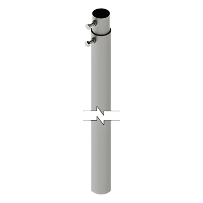 Mástil Telescópico de 6 m (Requiere accesorios de Instalación)