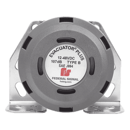 Alarma de Reversa Vehicular / 107 dB(A) / 12-48 Vcc / SAE J994 Type B / IP para Exteriores