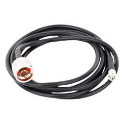 Jumper de 2 Metros (6.56 Pies) con Cable RG-58U-SYS Conector N Macho a SMA Macho