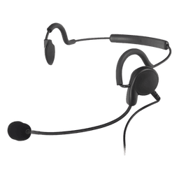 Diadema de Comunicación / Boom Flexible / Cancelación de Ruido / Cable Reforzado con Goma / PTT Fingertip / Compatible Kenwood Serie G