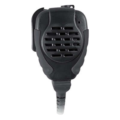 Micrófono-Bocina de Uso Rudo / IP56 / Conector Jack 3.5 mm / Clip Giratorio 360° / Policarbonato de Alto Impacto