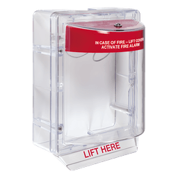 Cubierta Protectora de Alarma / Policarbonato Inviolable / Bocina Ajustable 95/105 dB / Montaje en Superficie / ADA