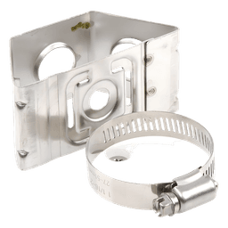 Adaptador de Sujetadores de Presión / Acero Inoxidable / Tubo 1 a 2 (25.4 a 50.8 mm) / Agujero Pasante 3/4' / Paquete 10 Piezas
