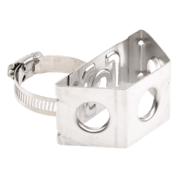 Adaptador de Sujetadores de Presión / Acero Inoxidable / Tubo 1 a 2 (25.4 a 50.8 mm) / Agujero Pasante 3/4' / Paquete 10 Piezas