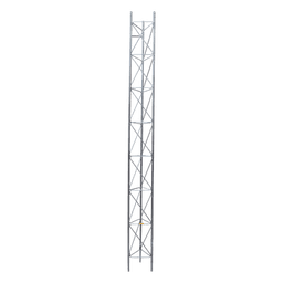 Tramo de Torre Arriostrada de 3m x 30cm, Galvanizado por Electrólisis, Hasta 30 m de Elevación. Zonas Secas.