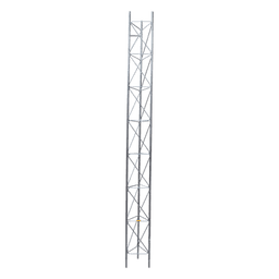 Tramo de Torre Arriostrada de 3m x 35cm, Galvanizado por Inmersión, Hasta 45 m de Elevación. Zonas Húmedas.